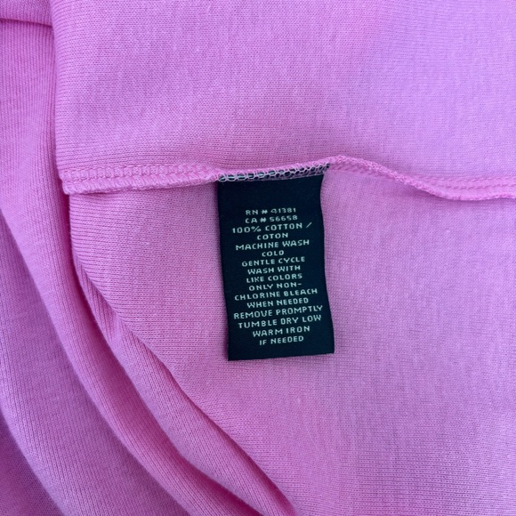 Lauren Ralph Lauren Pink Boatneck Top 3/4 Sleeves & Flounced Cuffs Women’s 2X - Picture 7 of 9